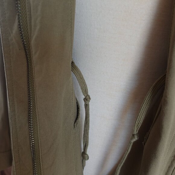 Tribal Beaded Long Sleeve Zip Front Cinched Lightweight Jacket - Picture 5 of 8